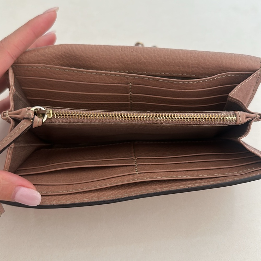 Chloé Marcie Wallet Tan - Picture 9 of 10